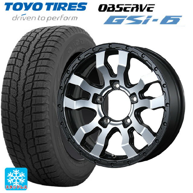 【6/22 20時〜 全品P5倍＆クーポン】スズキ ジムニーシエラ(74系)用 215/70R16 100Q トーヨー オブザーブ GSI-6 トピー ヴァブロ RR-01 MC 新品スタッドレスタイヤホイール 5本セット