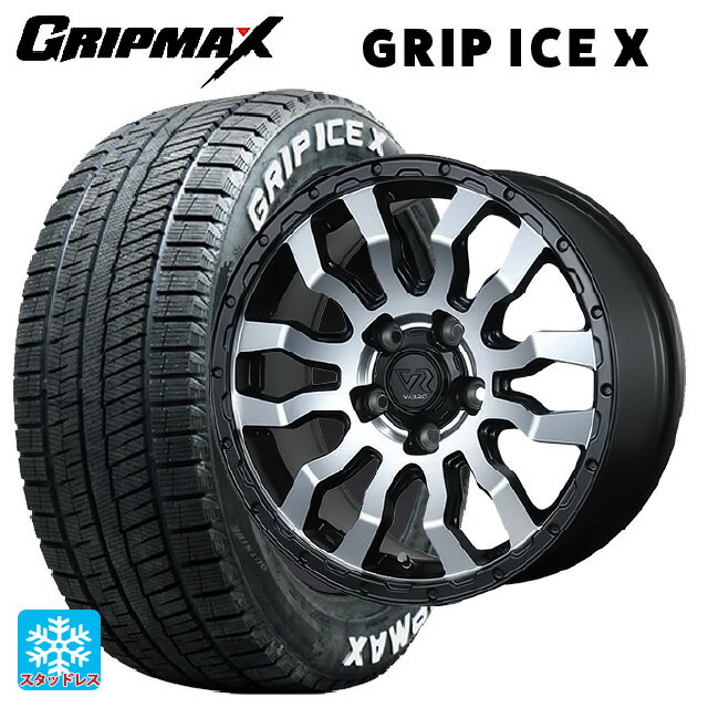 【6/22 20時〜 全品P5倍＆クーポン】トヨタ プリウス(60系)用 195/65R16 92T グリップマックス グリップアイスX ホワイトレター トピー ヴァブロ RR-01 MC 新品スタッドレスタイヤホイール 4本セット