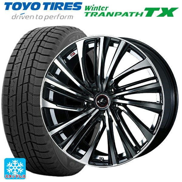 【6/15〜16限定 全品P5倍＆クーポン】スバル レヴォーグ(VN系)用 215/50R17 91Q トーヨー ウインタートランパス TX ウェッズ レオニス FS PBMC 新品スタッドレスタイヤホイール 4本セット
