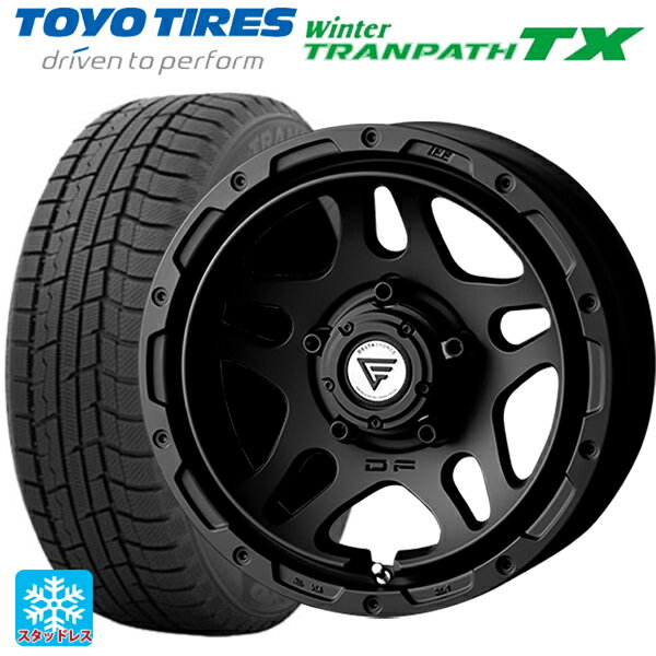【6/20限定 全品P5倍＆クーポン】スズキ ジムニーシエラ(74系)用 215/70R16 100Q トーヨー ウインタートランパス TX エクシズルライン デルタフォース オーバーランド マットブラック 新品スタッドレスタイヤホイール 4本セット