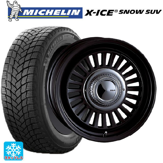 スズキ ジムニーシエラ(74系)用 235/70R16 106T ミシュラン 正規品 エックスアイス スノー SUV # クリムソン ディーン カリフォルニア マットブラック 新品スタッドレスタイヤホイール 4本セット