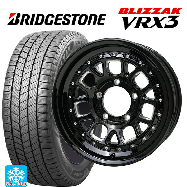 【6/22 20時〜 全品P5倍＆クーポン】スズキ ジムニー(64系)用 215/70R16 100Q ブリヂストン ブリザック VRX3 正規品 ホットスタッフ バークレイハードロック ヒューロン GB/M 新品スタッドレスタイヤホイール 5本セット
