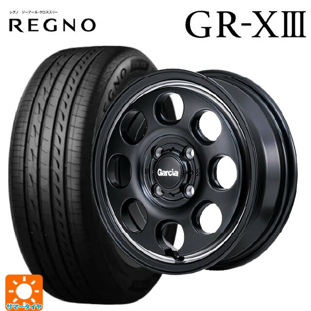 【6/15〜16限定 全品P5倍＆クーポン】ミツビシ デリカミニ(4WD車)(B3系)用 165/65R15 81S ブリヂストン レグノ GR-X3 正規品 # エムアイディー ガルシア パーム8 セミグロスブラック/ウ゛ァーレイポリッシュ 新品サマータイヤホイール 4本セット