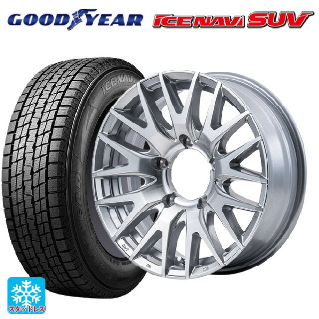 【6/20限定 全品P5倍＆クーポン】スズキ ジムニー(64系)用 2024年製 215/70R16 100Q グッドイヤー アイスナビ SUV エムアイディー MID エクスクルーシブ 029F ハイパーメタルコート/ミラーカット 新品スタッドレスタイヤホイール 4本セット