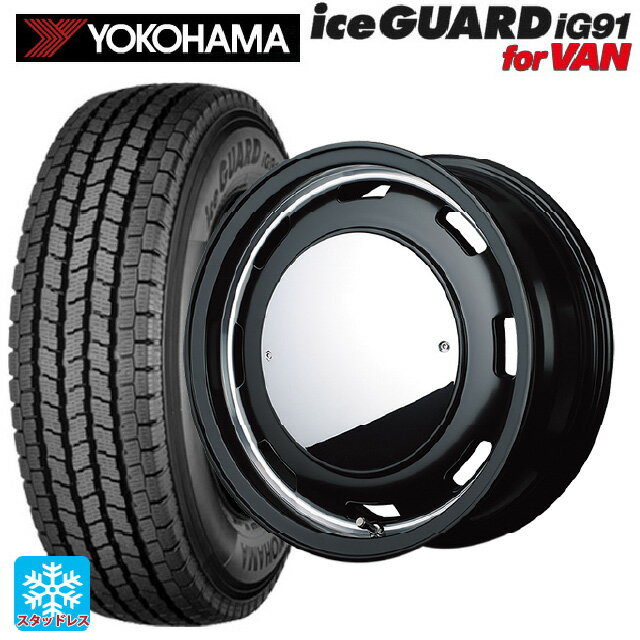 【6/20限定 全品P5倍＆クーポン】スズキ ジムニーノマド(JC74W)用 2024年製 225/75R16 118/116L ヨコハマ アイスガード IG91 for VAN エムアイディー ガルシア シスコムーン SB 新品スタッドレスタイヤホイール 4本セット