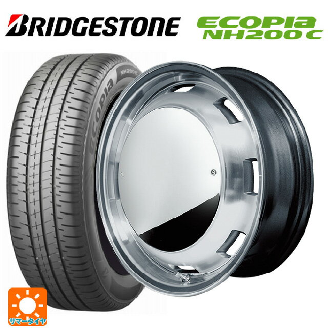 【6/15〜16限定 全品P5倍＆クーポン】ミツビシ デリカミニ(FF車)(B3系)用 165/55R15 75V ブリヂストン エコピア NH200C(数量限定) 正規品 エムアイディー ガルシア シスコムーン MG 新品サマータイヤホイール 4本セット