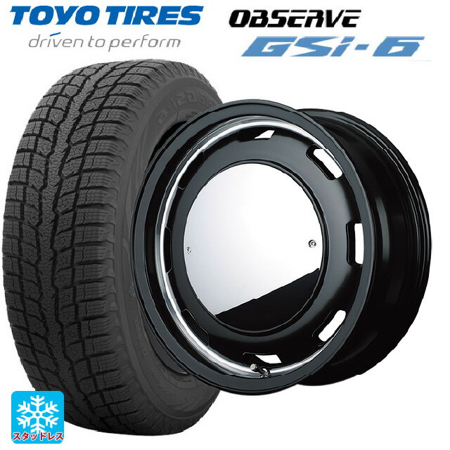 【6/22 20時〜 全品P5倍＆クーポン】スズキ ジムニー(64系)用 215/70R16 100Q トーヨー オブザーブ GSI-6 エムアイディー ガルシア シスコムーン SB 新品スタッドレスタイヤホイール 5本セット