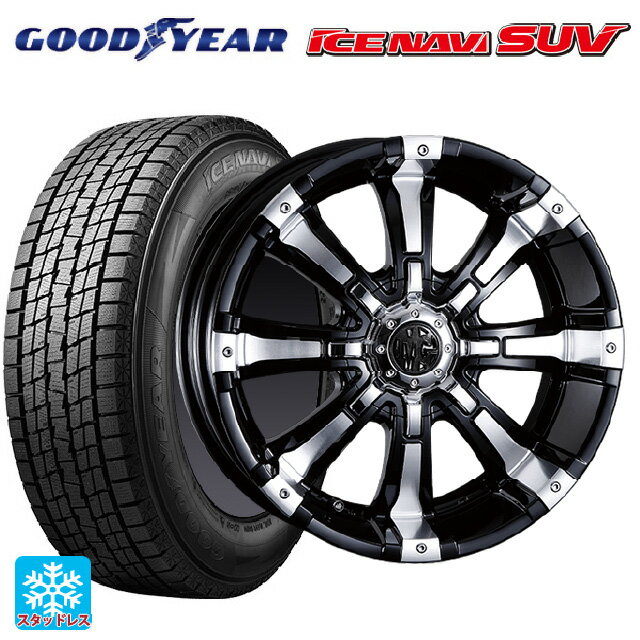 【6/15〜16限定 全品P5倍＆クーポン】スズキ ジムニーシエラ(74系)用 235/70R16 106Q グッドイヤー アイスナビ SUV クリムソン MG ビースト ブラックポリッシュ 新品スタッドレスタイヤホイール 5本セット