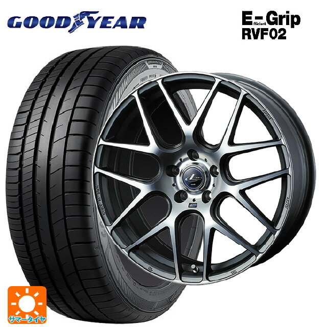 ホンダ ZR-V(RZ4)用 215/55R17 98V XL グッドイヤー エフィシェントグリップ RVF02 ウェッズ レオニス ナヴィア06 MGMC 新品サマータイヤホイール 4本セット