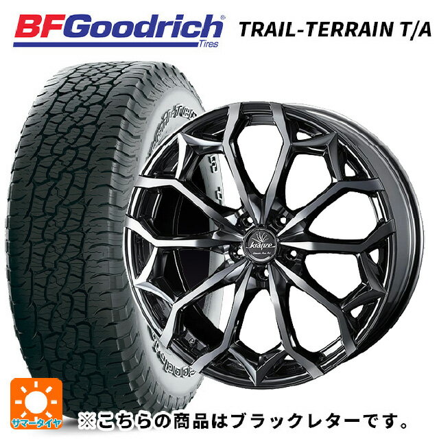 ホンダ ZR-V(RZ4)用 225/55R18 102H XL BFグッドリッチ トレイルテレーン T/A ブラックレター 正規品 ウェッズ クレンツェ ジルドーン384エボ SBCポリッシュ 新品サマータイヤホイール 4本セット