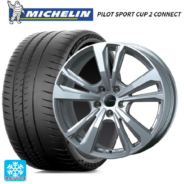 BMW 4シリーズ(G22)用 225/40R19 93Y XL ミシュラン 正規品 パイロットスポーツカップ2コネクト ティーエーエス スマートライン 365 シルバー 新品サマータイヤホイール 4本セット