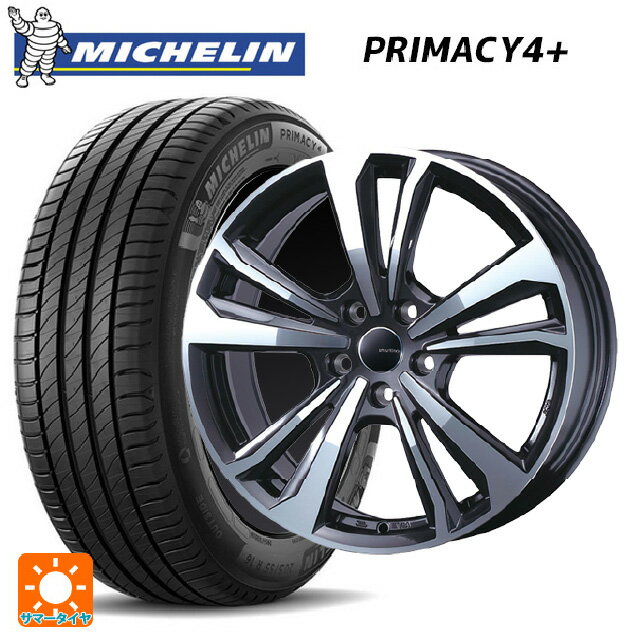 【6/22 20時〜 全品P5倍＆クーポン】BMW X2(U10)用 225/55R18 102V XL ミシュラン 正規品 プライマシー4＋ ティーエーエス スマートライン 365 ガンメタリックポリッシュ 新品サマータイヤホイール 4本セット