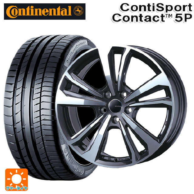 【6/15〜16限定 全品P5倍＆クーポン】BMW 2シリーズ クーペ(G42)用 225/40R19 93Y XL コンチネンタル コンチスポーツコンタクト 5P 正規品 ティーエーエス スマートライン 365 ガンメタリックポリッシュ 新品サマータイヤホイール 4本セット