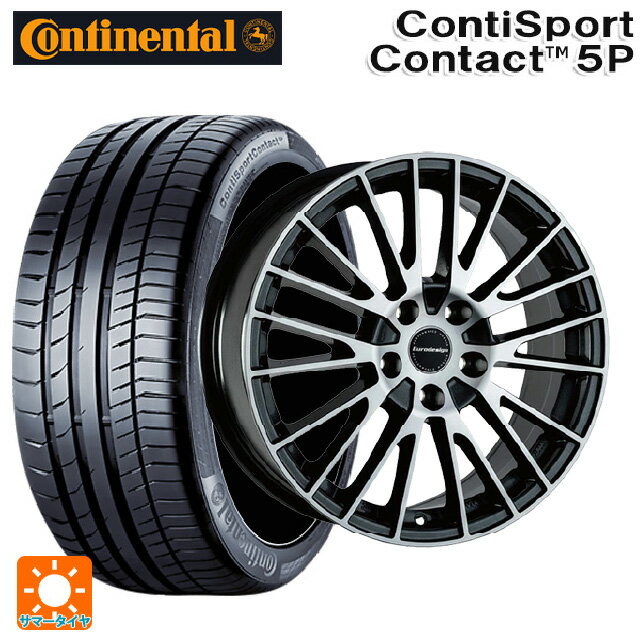 BMW 2シリーズ クーペ(G42)用 225/40R19 93Y XL コンチネンタル コンチスポーツコンタクト 5P 正規品 阿部商会 ユーロデザイン カルヴァー ガンメタリック＋ポリッシュ 新品サマータイヤホイール 4本セット