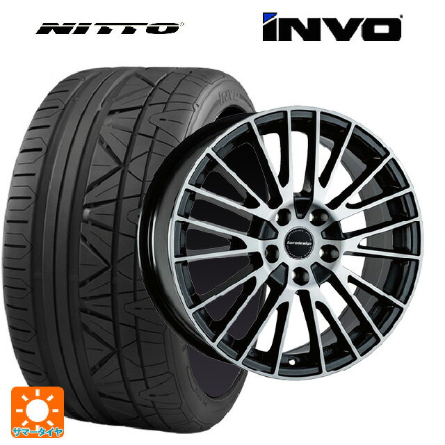 【6/20限定 全品P5倍＆クーポン】BMW i4(G26)用 245/40R19 98W XL ニットー INVO 阿部商会 ユーロデザイン カルヴァー ガンメタリック＋ポリッシュ 新品サマータイヤホイール 4本セット