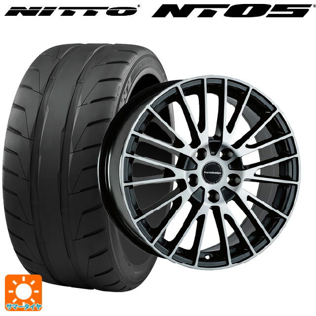 BMW 2シリーズ(F44)用 225/40R18 92W ニットー NT05 阿部商会 ユーロデザイン カルヴァー ガンメタリック＋ポリッシュ 新品サマータイヤホイール 4本セット