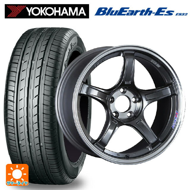 【6/20限定 全品P5倍＆クーポン】ニッサン セレナ(C28)用 215/55R17 94V ヨコハマ ブルーアースEs ES32 タナベ SSR GT X03 マシンドグラファイトガンメタ＋スモーククリア 新品サマータイヤホイール 4本セット
