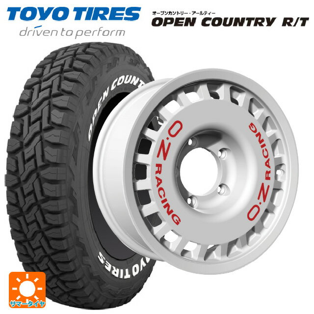 【6/22 20時〜 全品P5倍＆クーポン】スズキ ジムニーシエラ(74系)用 235/70R16 106Q トーヨー オープンカントリー RT ホワイトレター オーゼット レーシング ラリーレーシング 4×4 Race White 新品サマータイヤホイール 5本セット