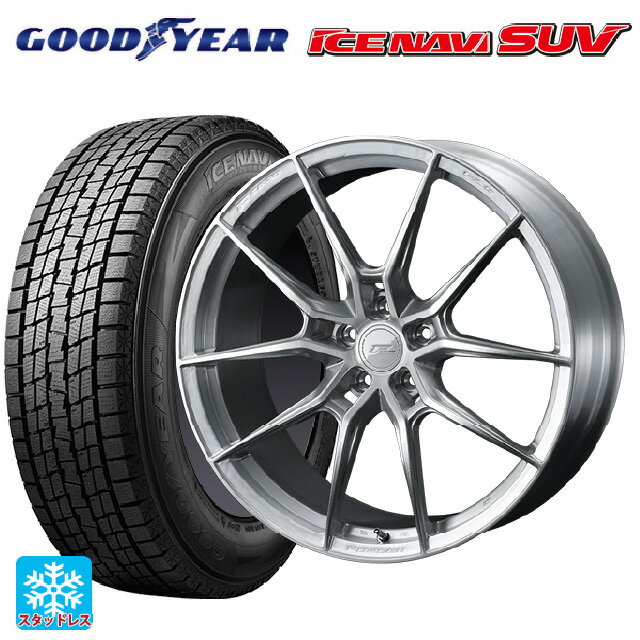 【最大3万円OFFクーポン 5/16 1:59迄】235/60R18 107Q XL グッドイヤー アイスナビ SUV ウェッズ エフゼロ FZ-6 ブラッシュド 18-8.5J 国産車用 スタッドレスタイヤホイール4本セット