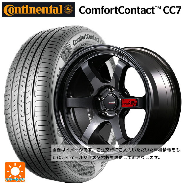 【6/15〜16限定 全品P5倍＆クーポン】ミツビシ デリカミニ(4WD車)(B3系)用 165/65R15 81T コンチネンタル コンフォートコンタクト CC7 正規品 エムアイディー MIDレーシング R06 クリスタルブラック 新品サマータイヤホイール 4本セット