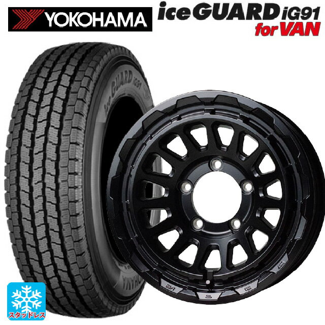 【6/22 20時〜 全品P5倍＆クーポン】スズキ ジムニーノマド(JC74W)用 2024年製 225/75R16 118/116L ヨコハマ アイスガード IG91 for VAN ホットスタッフ バークレイハードロック リザード GB 新品スタッドレスタイヤホイール 4本セット