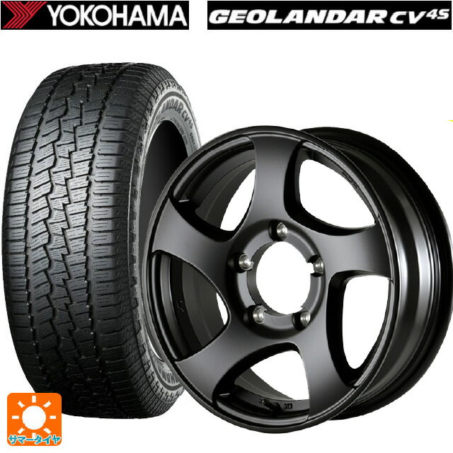 【6/20限定 全品P5倍＆クーポン】スズキ ジムニー(64系)用 175/80R16 91S ヨコハマ ジオランダー CV G058 正規品 ドゥオール CST ゼロワンハイパーJL FBK 新品サマータイヤホイール 5本セット