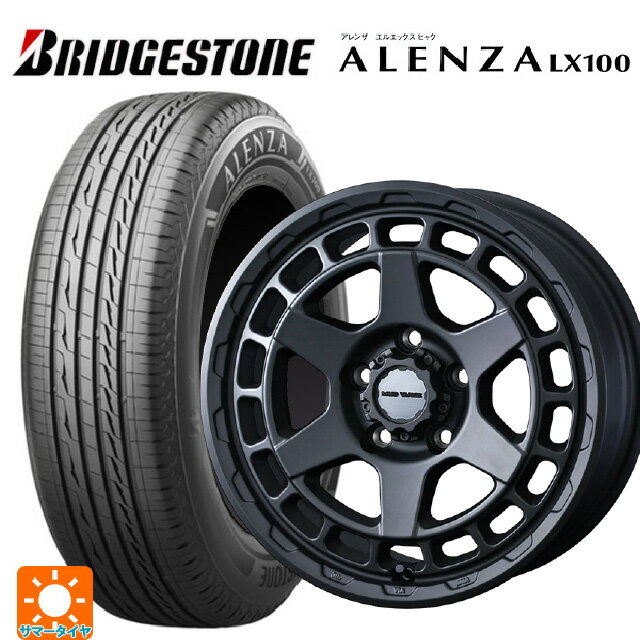 【6/20限定 全品P5倍＆クーポン】215/70R16 100H ブリヂストン アレンザLX100 正規品 # ウェッズ マッドヴァンス X タイプS フルマットブラック 16-5.5J 国産車用 サマータイヤホイール4本セット
