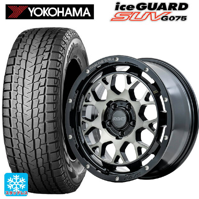 【6/20限定 全品P5倍＆クーポン】スズキ ジムニー(64系)用 175/80R16 91Q ヨコハマ アイスガードSUV G075 レイズ チームデイトナ M9+ BEL 新品スタッドレスタイヤホイール 4本セット