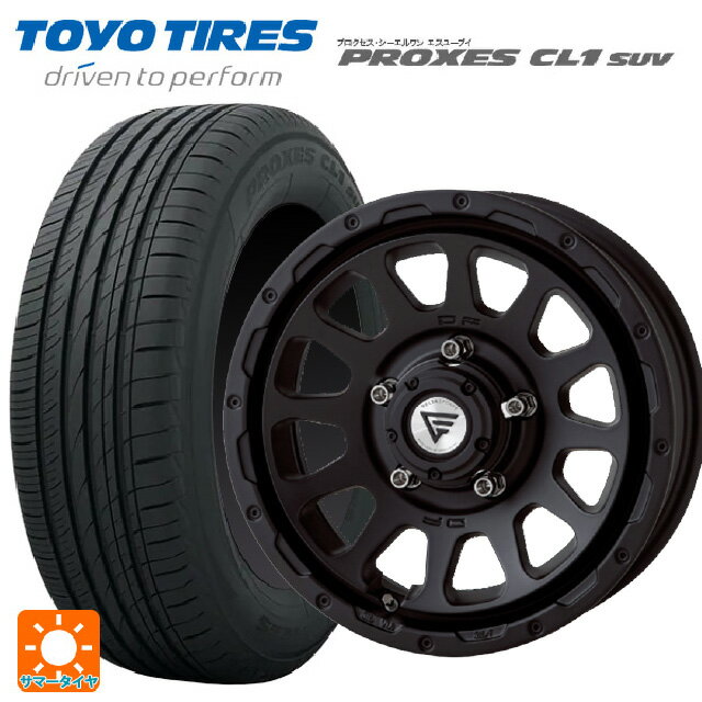 【6/22 20時〜 全品P5倍＆クーポン】スズキ ジムニー(64系)用 215/70R16 100H トーヨー プロクセス CL1 SUV エクシズルライン デルタフォース オーバル マットブラック 新品サマータイヤホイール 5本セット