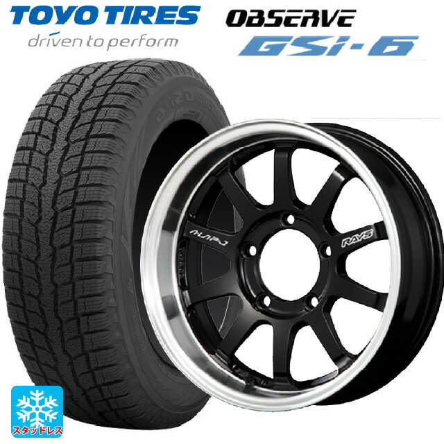 スズキ ジムニーシエラ(74系)用 225/70R16 103Q トーヨー オブザーブ GSI-6 レイズ A LAP(エーラップ)J BD 新品スタッドレスタイヤホイール 5本セット