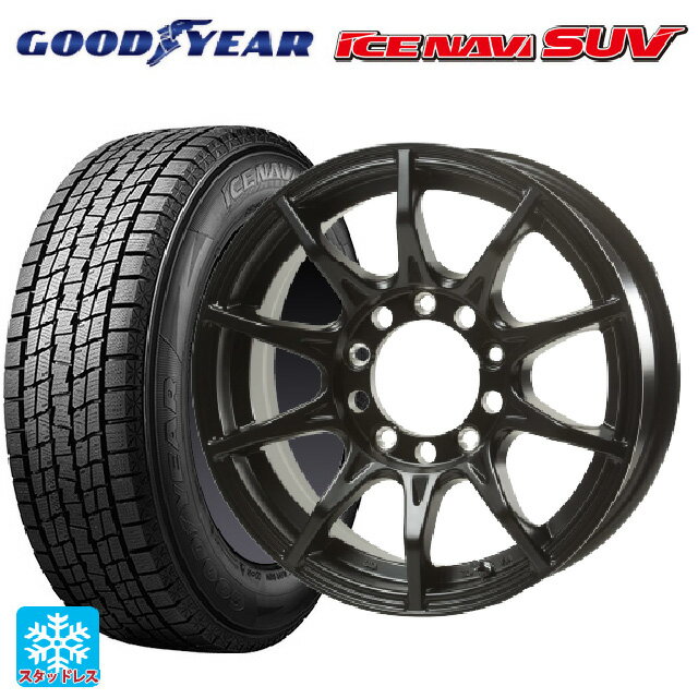【6/22 20時〜 全品P5倍＆クーポン】スズキ ジムニー(64系)用 175/80R16 91Q グッドイヤー アイスナビ SUV ゴジゲン マットブラック 新品スタッドレスタイヤホイール 4本セット