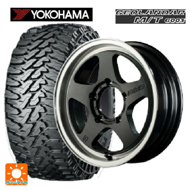 【6/20限定 全品P5倍＆クーポン】スズキ ジムニー(64系)用 215/70R16 100/97Q ヨコハマ ジオランダー M/T G003 正規品 レイズ グラムライツ 57FRX 6AZ 新品サマータイヤホイール 4本セット