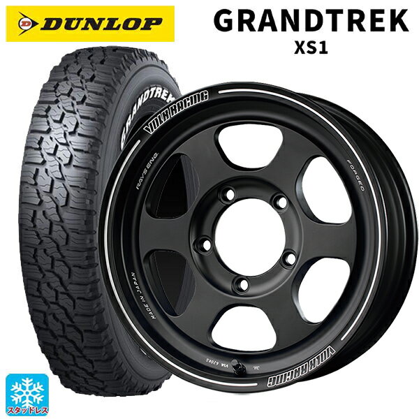 スズキ ジムニーシエラ(74系)用 215/70R16 100/97N ダンロップ グラントレックXS1 ホワイトレター レイズ ボルクレーシング TE37XT FOR J # BC 新品スタッドレスタイヤホイール 4本セット