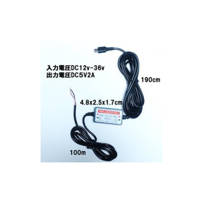 車載用12/24V-5V変換 MicroUSBケーブル ストレート型　≪ITPROTECH…...:auc-kstar:10029712