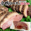 ”合鴨ロース” ステーキカット 約220~240g タイ産