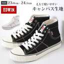 エドウィン スニーカー ハイカット レディース 靴 EDWIN ED-401