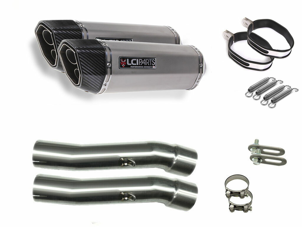ヤマハ XJR1300 1998-2002 5EA LCIPARTS LCI ツインエンド ステンレス スリップオン マフラー