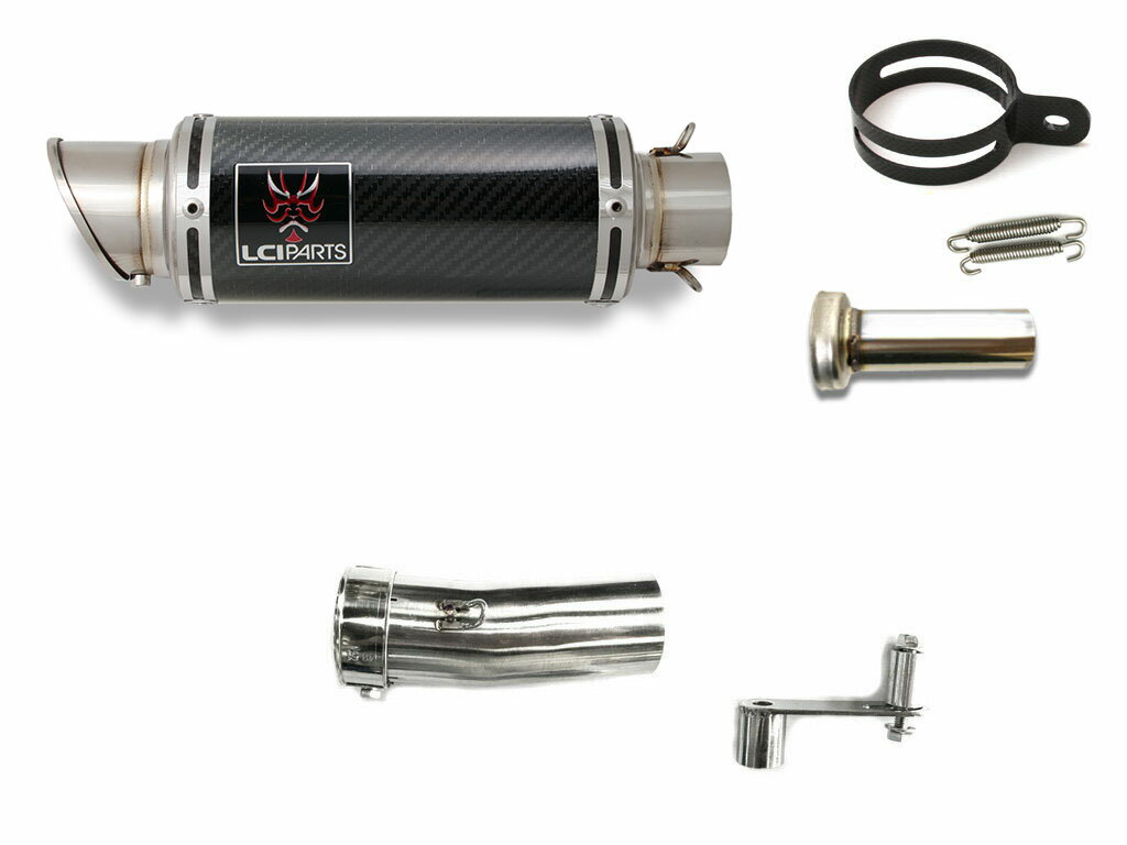 ホンダ CRF1000L AFRICA TWIN 2016-2022 LCIPARTS LCI ショートカーボン スリップオン マフラー