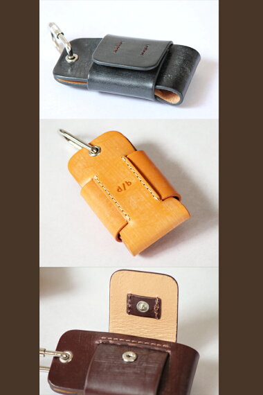 キーケースブライドルレザーカラビナ付きスマートキー入れ小物収納ケースとしても向いています。bridleleather