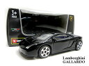 1/43■ランボルギーニ ガヤルド 黒 ミニカー Lamborghin Gallardo ミッドシップ・スーパーカー ダイキャスト ブラーゴ bburago
