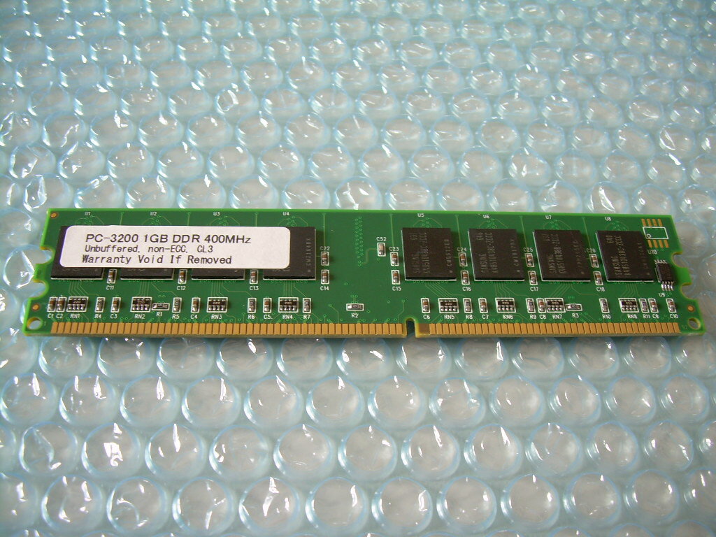 1GB PC3200 DDR 400 SDRAM 184pin DIMM PCメモリー VIA/SISチップセット用