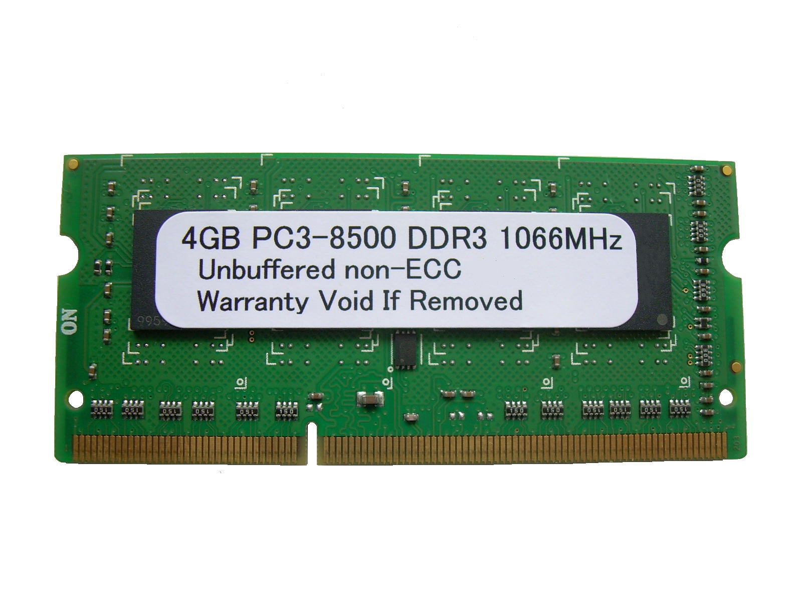 Buffalo D3N1066-4G互換品 4GB PC3-8500 DDR3 1066 204pin SODIMM PCメモリー 【相性保証付】