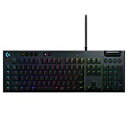 【ポイント5倍】ロジクール USBキーボード LIGHTSYNC RGB Mechanical Gaming Keyboards-Linear G813-LN ブラック