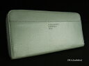842新品★マーガレット・ハウエル MARGARET HOWELL★ラウンドジップ長財布263★ライトグレー★WOMENS