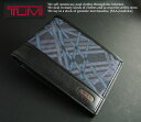 6476新品★トゥミ TUMI★デザイン2折財布★黒系★ME...