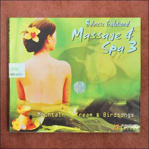 バリ島　癒しのCD 伝統音楽★Balinese Traditional Massage & Spa 3 ★アジアン雑貨/バリ雑貨/バリ島ヒーリングCD/ヒーリング/リラックス/スパ/エステ/店舗【sep_pt】