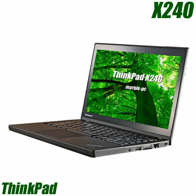 Lenovo ThinkPad X240 yÁz ViSSD360GBɊς 8GB 12.5C`t Ãm[gp\R Windows10-HOME(MAR)ZbgAbvς RAi5(1.60GHz) LAN WPS Officet Ãp\R