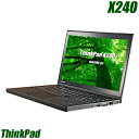 Lenovo ThinkPad X240 yÁz ViSSD360GBɊς 8GB 12.5C`t Ãm[gp\R Windows10-HOME(MAR)ZbgAbvς RAi5(1.60GHz) LAN WPS Officet Ãp\R