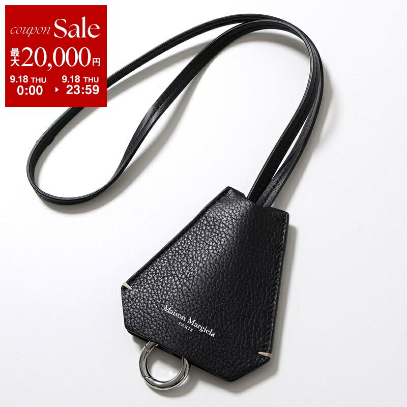 【9/18限定・最大2万円OFFクーポン配布中】MAISON MARGIELA メゾンマルジェラ キーリング SA2UA0010 P7268 メンズ レザー キーストラップ ネックストラップ チャーム ロゴ H8419 SA2UA0010P7268H8419