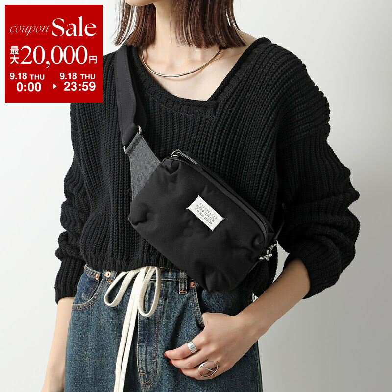 【9/18限定・最大2万円OFFクーポン配布中】MAISON MARGIELA メゾンマルジェラ ボディバッグ Glam Slam グラムスラム SB2WG0011 P1511 レディース ベルトバッグ ロゴ 鞄 T8013 SB2WG0011P1511T8013